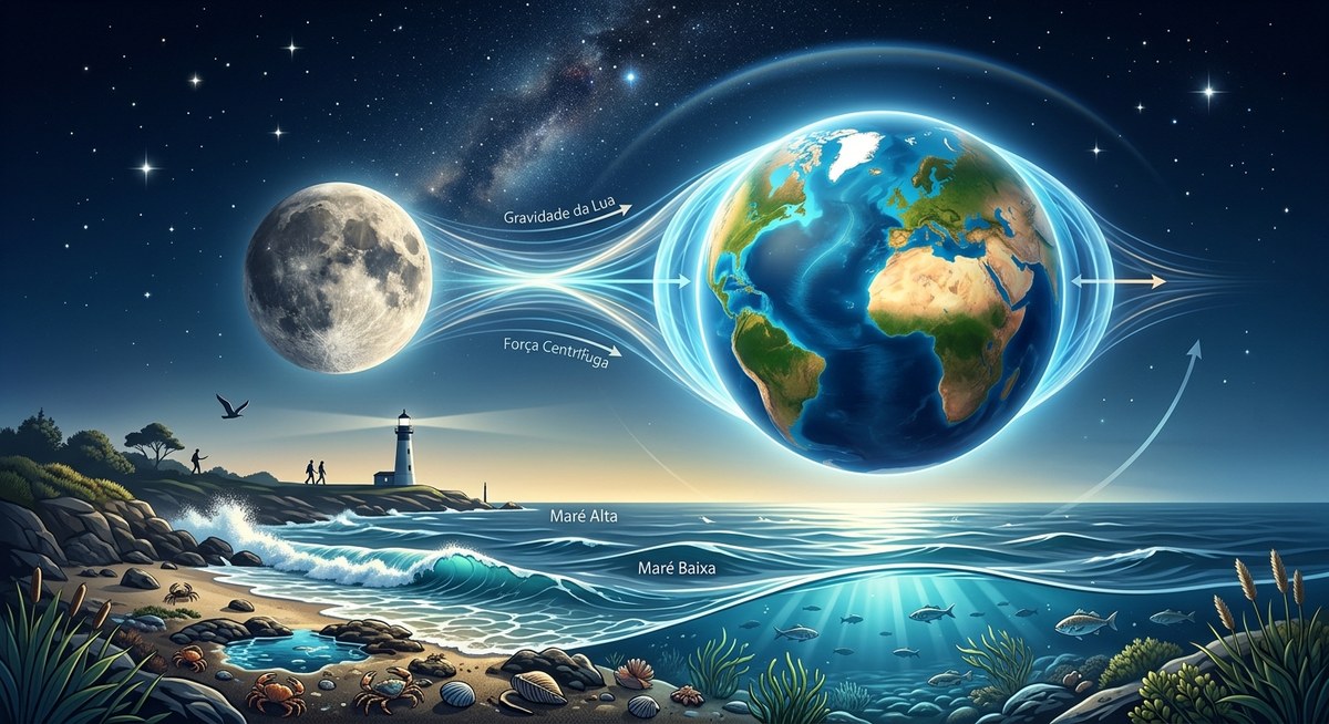 Como a Lua Influencia as Marés e a Vida na Terra?